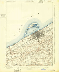 Erie 1900 topographic map thumbnail