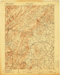 Fairfield 1909 topographic map thumbnail