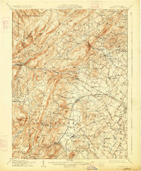 Fairfield 1909 topographic map preview