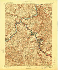 Freeport 1909 topographic map thumbnail