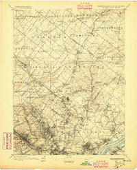 Germantown 1896 topographic map thumbnail