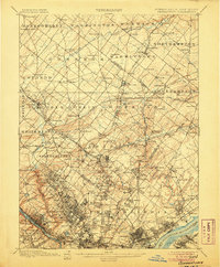 Germantown 1899 topographic map thumbnail