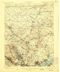 Germantown 1899 topographic map thumbnail