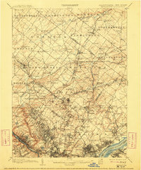 Germantown 1899 topographic map thumbnail