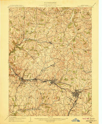 Greensburg 1906 topographic map preview