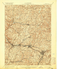 Greensburg 1906 topographic map preview