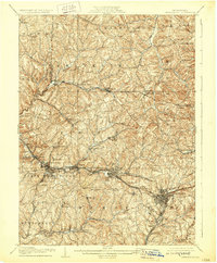 Greensburg 1906 topographic map preview