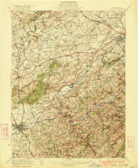 Hanover 1922 topographic map thumbnail