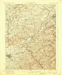 Hanover 1922 topographic map thumbnail