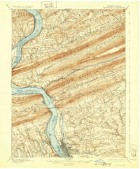 Harrisburg 1899 topographic map thumbnail