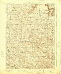 Hilliards 1912 topographic map thumbnail