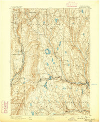 Honesdale 1892 topographic map thumbnail