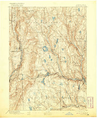 Honesdale 1892 topographic map thumbnail