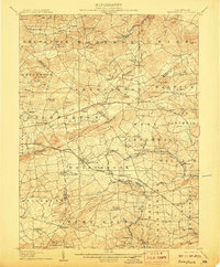 Honeybrook 1907 topographic map thumbnail