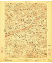 Honeybrook 1907 topographic map thumbnail