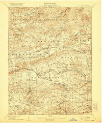 Honeybrook 1907 topographic map thumbnail