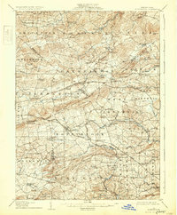 Honeybrook 1907 topographic map thumbnail