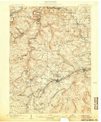 Houtzdale 1905 topographic map thumbnail