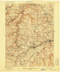 Houtzdale 1905 topographic map thumbnail