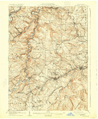 Houtzdale 1905 topographic map thumbnail