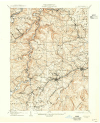 Houtzdale 1905 topographic map thumbnail
