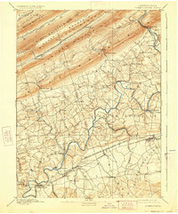 Hummelstown 1892 topographic map thumbnail