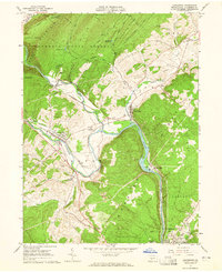 Alexandria 1963 topographic map thumbnail