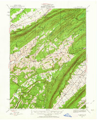 Allensville 1935 topographic map thumbnail