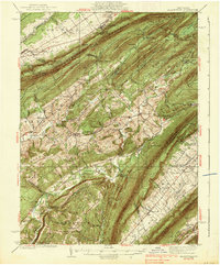 Allensville 1938 topographic map thumbnail