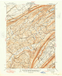 Allensville 1938 topographic map thumbnail