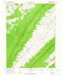 Allensville 1963 topographic map thumbnail