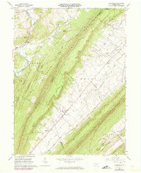 Allensville 1963 topographic map thumbnail
