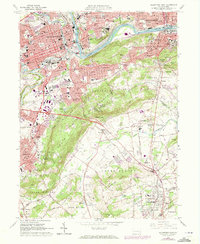 Allentown East 1964 topographic map thumbnail