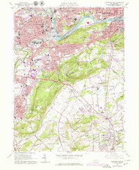 Allentown East 1964 topographic map thumbnail