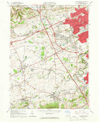 Allentown West 1964 topographic map thumbnail
