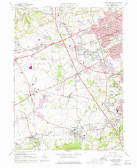 Allentown West 1964 topographic map thumbnail