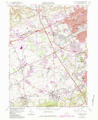 Allentown West 1964 topographic map thumbnail