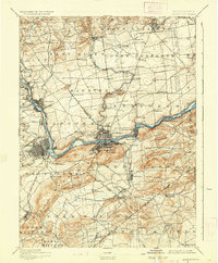 Allentown 1894 topographic map thumbnail