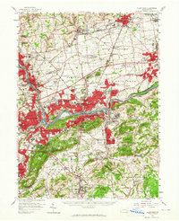 Allentown 1957 topographic map thumbnail