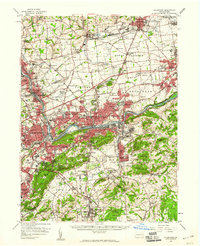 Allentown 1957 topographic map thumbnail