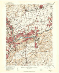 Allentown 1957 topographic map thumbnail