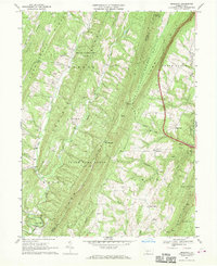 Amaranth 1967 topographic map thumbnail