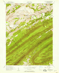 Andersonburg 1952 topographic map thumbnail