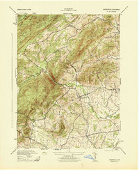 Arendtsville 1944 topographic map thumbnail
