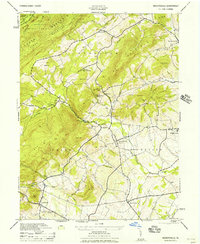 Arendtsville 1956 topographic map thumbnail