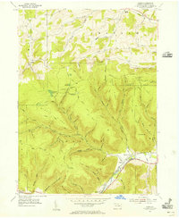 Asaph 1954 topographic map thumbnail