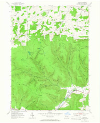 Asaph 1954 topographic map thumbnail