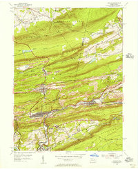 Ashland 1953 topographic map thumbnail