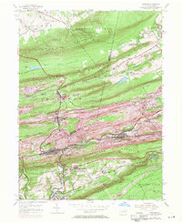 Ashland 1953 topographic map thumbnail
