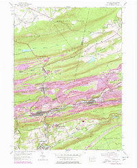 Ashland 1953 topographic map thumbnail
